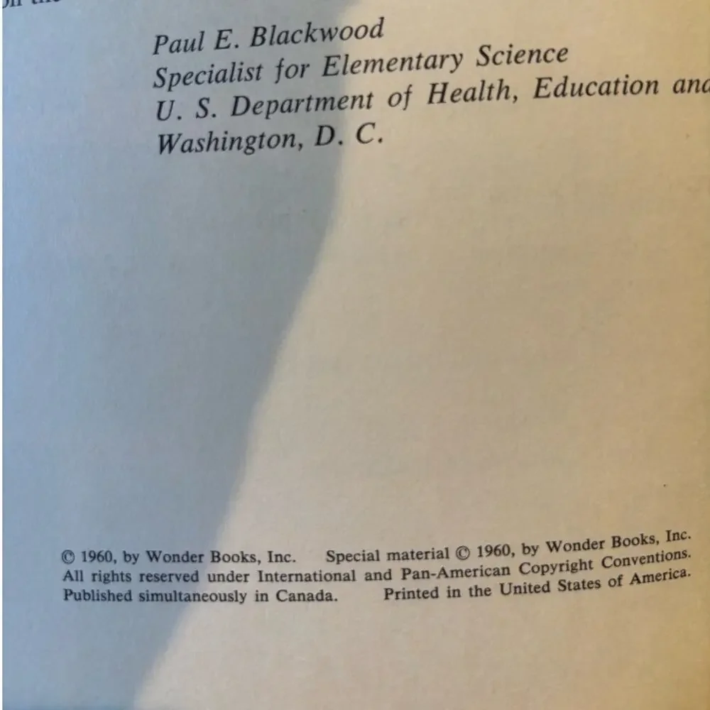 VTG 1st Ed. 1960 How and Why Wonder Book of Rocks and Minerals, 5004, PB